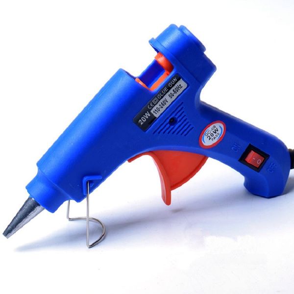 20W Heiße Schmelze Kleberpistole mit 7mm Klebstangen Mini Industrial Pistolen Wärme Temperatur Thermo Elektrisches Reparaturwerkzeug