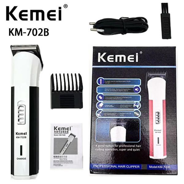 Clippers popolare shaver ricaricabile professionale kemei KM702B batteria professionale Electric Recargable Hair Clipper Trimmer