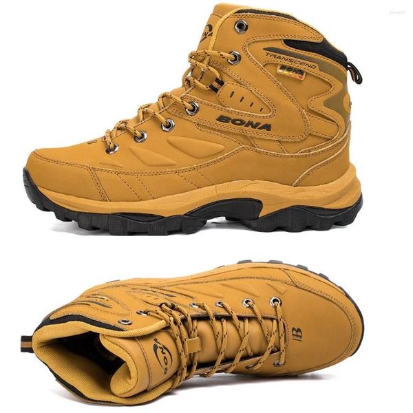 Sapatos casuais homens botas de caminhada no inverno ao ar livre esporte tênis escalada