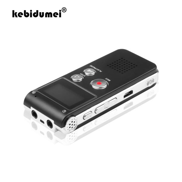 Spieler Kebidumei Mini USB Flash 8GB 3in 1 Disk Drive Digital Audio Sprachrekorder Diktaphone 3D Stereo Mp3 Player Grabadora Gravador