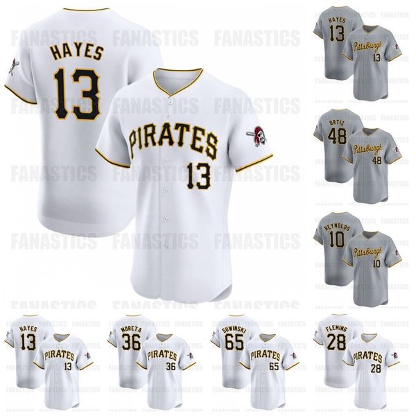 PGH 10 Bryan Reynolds 2024 Pirates Baseball Trikots Roberto Clemente Willie Stargell David Bednar Henry Davis Jarlin Garcia Ke'bryan Hayes Jack Suwinski