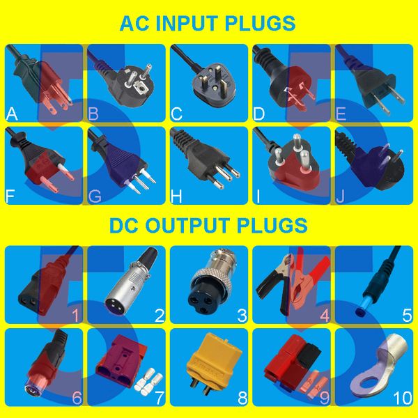 Angepasst 12V 24V 36V 48V 60V 6a 8a 10a 12a 15a 18a 20a 25a 30a Gel AgM SLA VRLA Wartungsfreie Blei-Säure-Batterie-Ladegerät