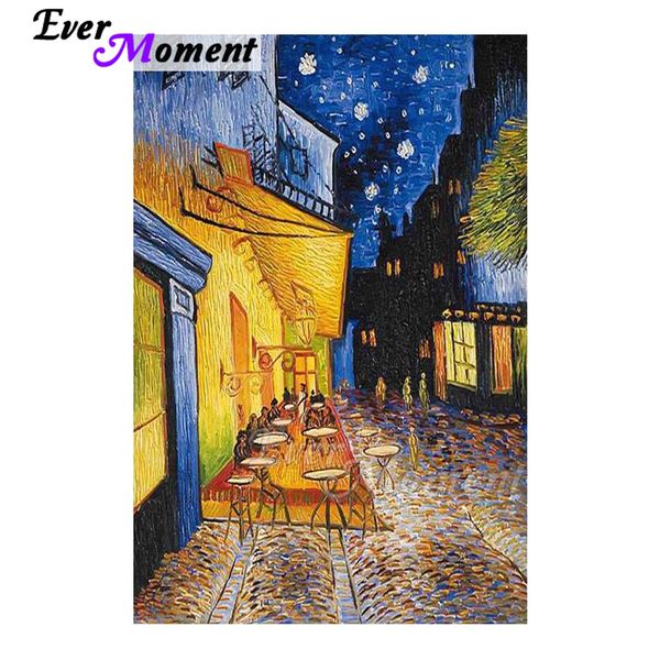 Ever Moment Diamant Malerei Wandbild des Strassnachtstraße Mosaik Vollquadratischer Bohrer Diamant Stickerei Dekor ASF1776