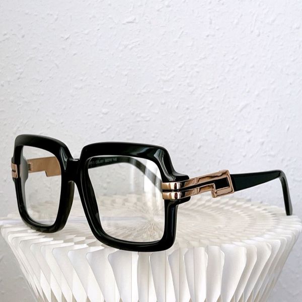 Telassa di occhiali quadrati vintage Gold Black Eyewear 6008 Strutture ottiche trasparenti Frame da uomo occhiali da sole Fashi