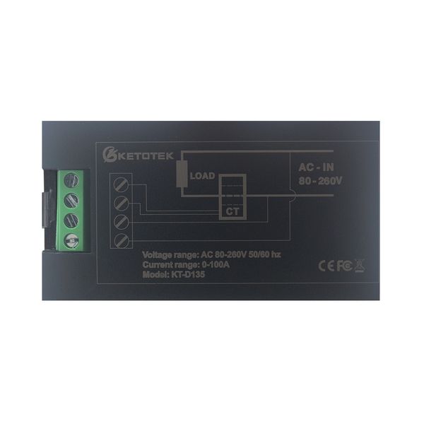 AC 80-260V 100A 4 in 1 Digital LCD Volt AMP Watt Energy Meter AC Voltmeter Ammeter mit Stromumwandler