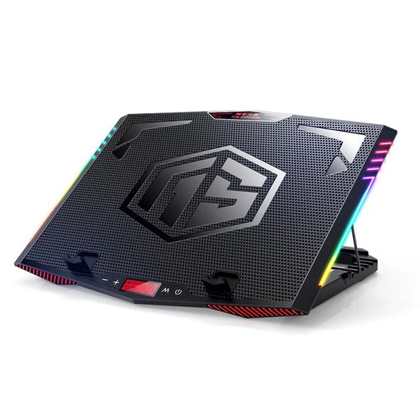 Pads Ice Coorel K7 Gaming RGB Ноутбук охладителя 1218 -дюймового светодиодного экрана.