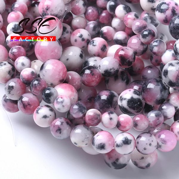 Mescola color jades in pietra persiana rotonde perle sciolte per gioielli che producono bracciali fai -da -te collane accessori 6 8 10 12mm 15 