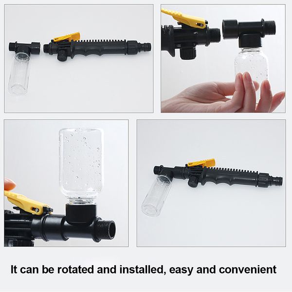 35/53 cm Hochdruckkraft Waschmaschine Düsenwasserpistole Sprühpistole Düsen Waschmaschinenpistole Hausgarten Reinigung Werkzeug Wasserschlauchsprühgerät
