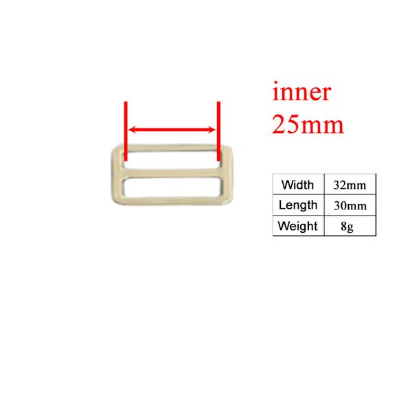 Accessorio fai-da-te Tri-Glid da 50 pcs/loteailing per cinghia da cucina da cucire da 25 mm con fibbia metallica di alta qualità 8 colori