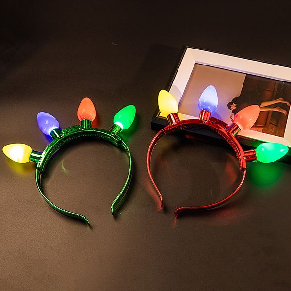 Leuchten Glühbirnen Halskette Hair Band LED STRINGBELTE PARTY ERWEISTE Kinder Geschenke Cosplay Geburtstag Hochzeit Weihnachten