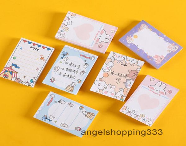 Memo Tränenstärke Notizen Keer Schüler Planer Kaninchen Schreibwaren nie platziert Kawaii Vellen Supplies Sticker School n JJGDJ8837905