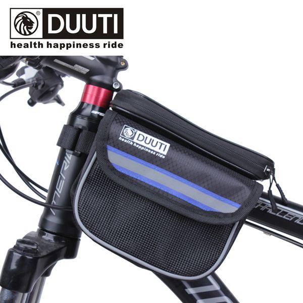 Duuti Cycling Mountain Road Bike Bag Bicycle Frame Rohrröhrchen PALTE WASHEFORTE SCHEUFEN TELECHTEN HAFTE Reflektierende Tasche mit hoher Kapazität mit hoher Kapazität