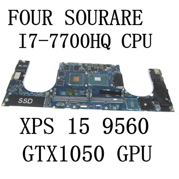 Scheda madre per Dell XPS 15 9560 Laptop Motherboard con I77700HQ CPU e 4GB GTX1050 GPU CAM00/01 LAE331P CN0YH90J 0YH90J Mainboard