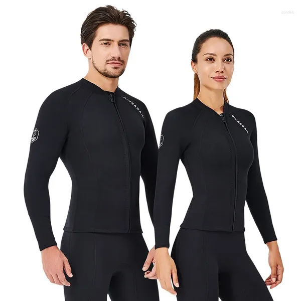 Frauen Badebekleidung Männer Frauen 2mm Neopren Debsanzug Split Top Hosen Erwachsener surfen dünne eoprenanzug thermischen Badeanzug