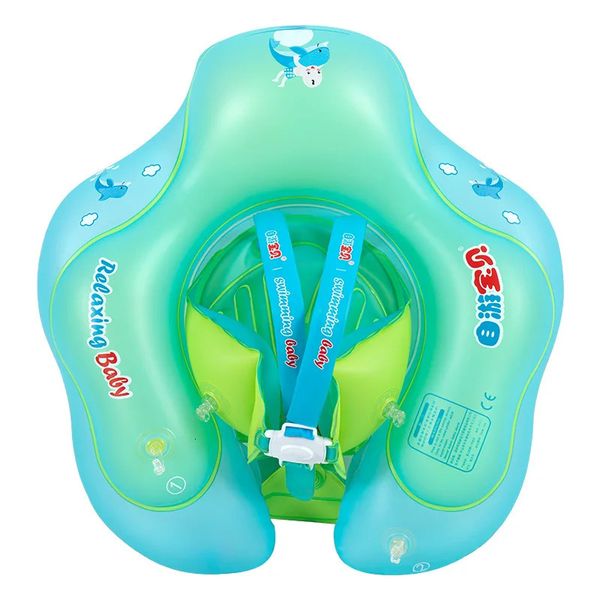 Kinder solide aufblasbare Schwimmbabys Schwimmring Hals -Säuglings -Achselhöhle für Kinder schwimmen Kinderschwimmsitzzubehör Kinder 240328