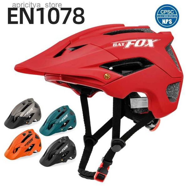 Bisiklet kaskları yarasa kask bisikletleri adam integral mtb enduro kask kadın dağ bisikleti vizör yarış bisiklet aksesuarları kask l48