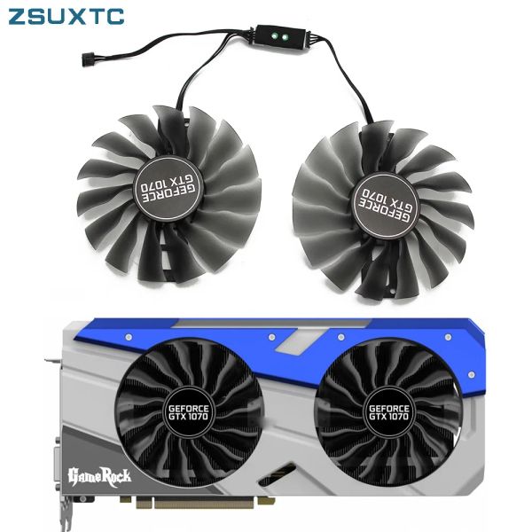 Pads 95mm GAA8S2U GTX 1070 Fregia di raffreddamento per Emtek Palit GTX1070 Gamerock Edition Graphics Scheda di raffreddamento GPU