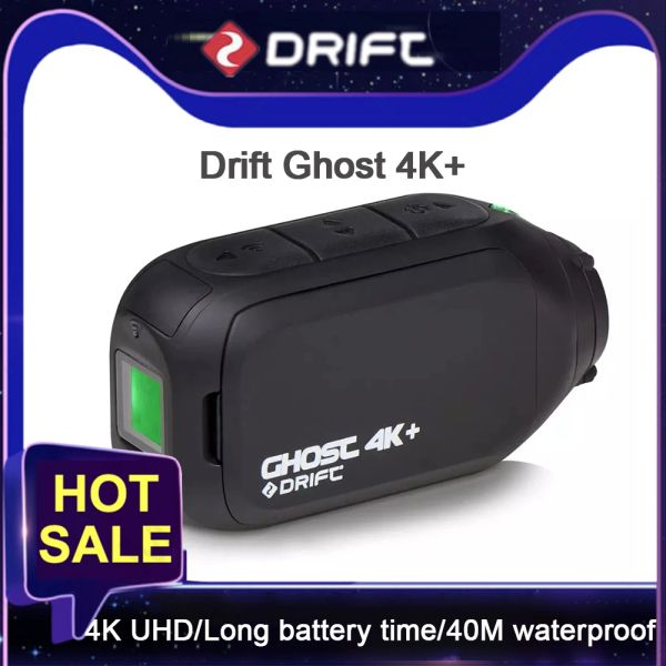 Câmeras Original Drift Ghost 4K+ Ação Câmera de ação 4K Bicycle Moto Capace