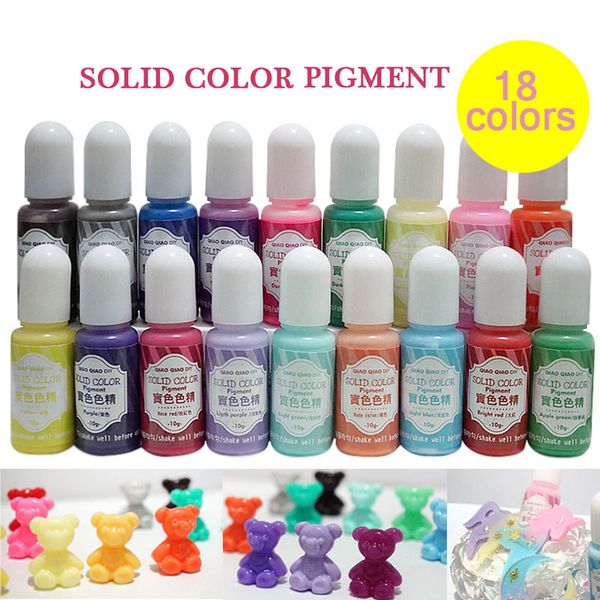 Spot 10 ml Farbstoffseife Making Malvorlagen Flüssiger Kit essbare Farbmittel für DIY Plasticine Wasseröl Dual -Verwendung Küchenbackwerkzeug