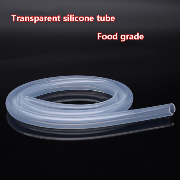 1m großer Größe transparenter Silikonrohr Silikon Gummi -Rohr nicht resistente Schlauch -ID 10 12 13 15 16 17 18 20