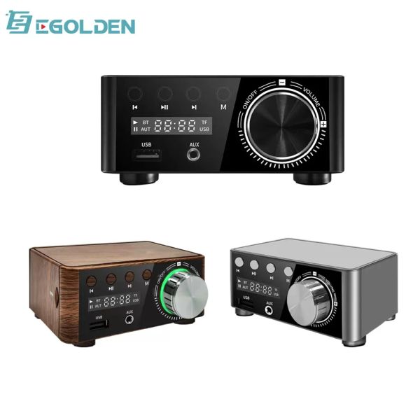 Oyuncular eGolden M212 Bluetooth Dijital Güç Amplifikatör Kurulu Sınıf D Ses Amplifikatörleri Mini HiFi Stereo Ateş Ses MP3 çalar