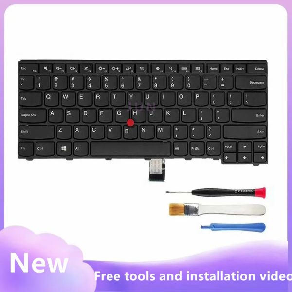 Tastaturen für Lenovo ThinkPad T440 T440P T440S T450 T450S T460 L440 L450 L460 L470 T431S E431 E440 Notebook Englisch Keyboard 04Y0862