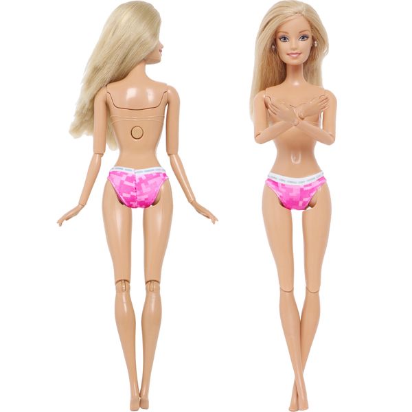 Calcinha de calcinha de calcinha de boneca de boneca de estilo de boneca de estilo de mix de bjdbus para boneca Barbie para Blythe Doll Briefs Socks Acessórios fofos Baby Kids Toys