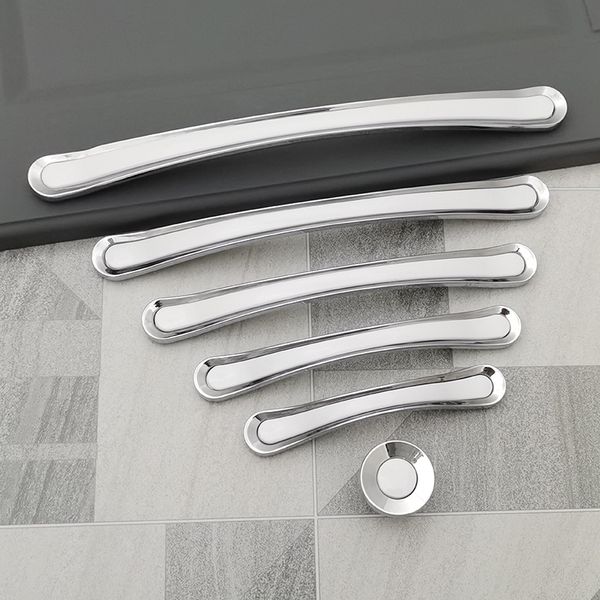Серебряная белая мебельная ручка ретро северный стиль кухонный шкаф ручки для шкаф