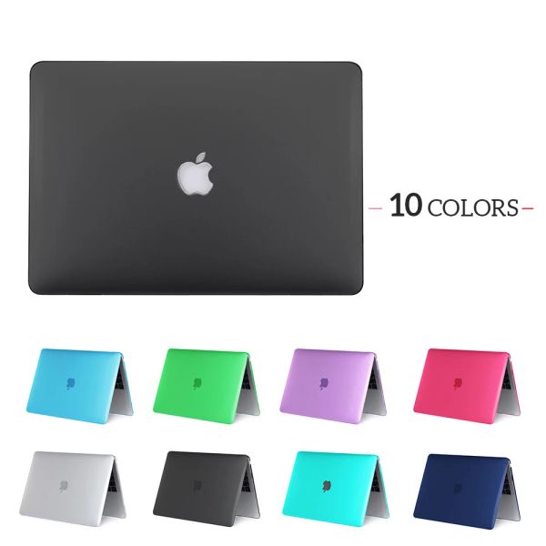 Fälle Frosted Laptop Fall für MacBook Air 13 A2337 A1466 für Mac M1 Chip Pro 13 A2338 für MacBook Pro 14 16 Matte Protective Cover