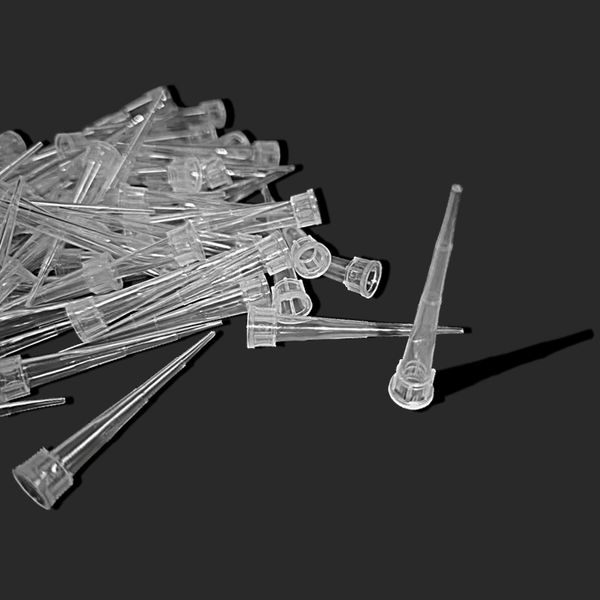 1000 PCS 10 ul Einweg -Pipette -Tipp 10ul Universal Typ Tipp Labette Pipette -Tipps für DLAB -Pipette mikrobiologischer Testpipettor