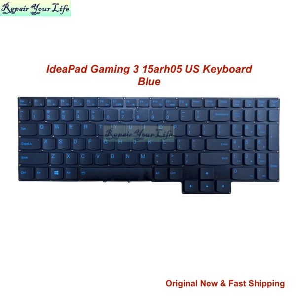 Klavyeler US RU Lenovo IdeaPad Gaming 315IMH05 81Y4 315Arh05 5CB0Y99500 Mavi Dizüstü Klavyeler Yeni
