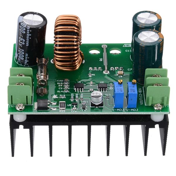 Şarj Cihazları DCDC Yukarı Artırma Dönüştürücü Güç Modülü 15A 12V60V - 10A 12V80V Voltaj Şarj Cihazı Step Up Modül