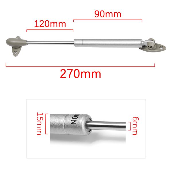 Mobile da cucina sollevatura pneumatica supporto a gas idraulico molla 120-300n mobili a cerniera hardware