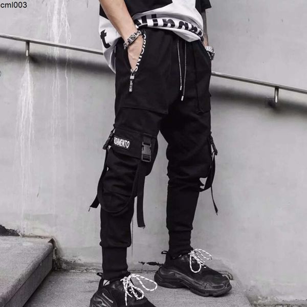 Herren lässige Leggings dunkel China-Chic Night Conical Jungen Streamer Overalls Korean Fashion Hosen