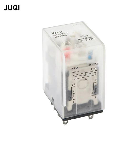 1pcs My2NJ HH52P Kleine elektromagnetische Relais DC/AC 12V 24V 110V 220V 380 Spule Allgemeine Zweck DPDT 8 PIN Mikrorelais