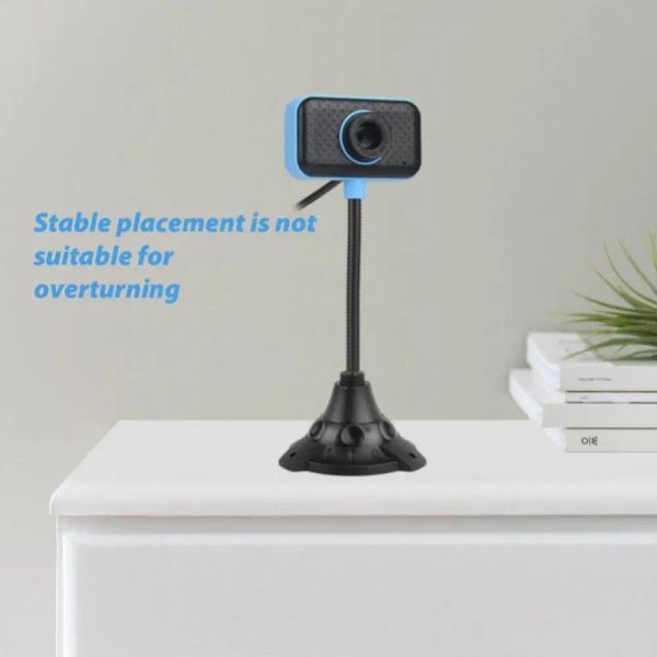 Webcams Flexible Digital Camera Webcam Microfone USB Web Cam 2.0 480p Video Computador PC com