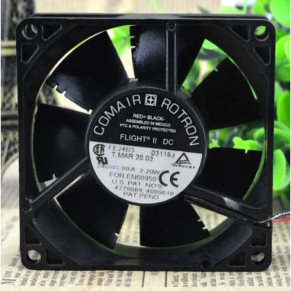 PADS COMAIR ROTRON İÇİN ORİJİNAL CPU FAN FE24B3 24V 0.09A 2.20W 8025 8cm Soğutma Fanı 80*80*25mm