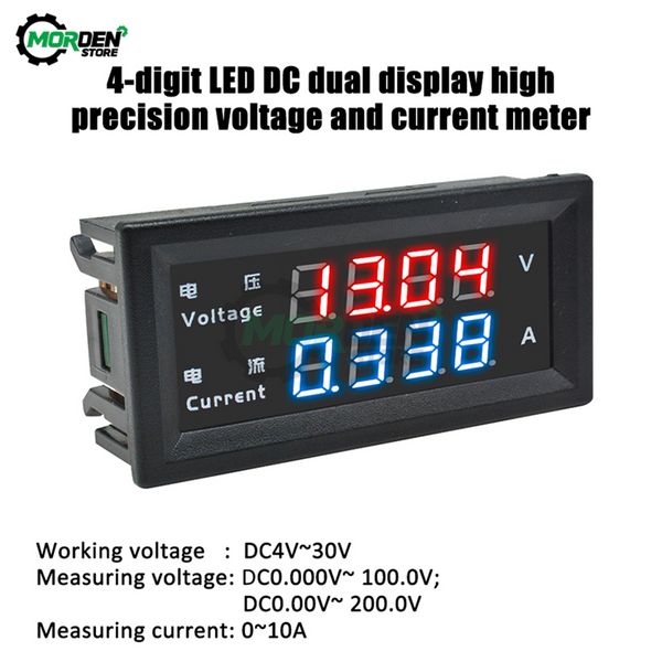 M4430 DC 100V 200 V 120 V 10A Elektronischer Volt -AMP -Messgeräte Digital Voltmeter Amperemeter 0,28 'LED -Anzeigespannungsregler