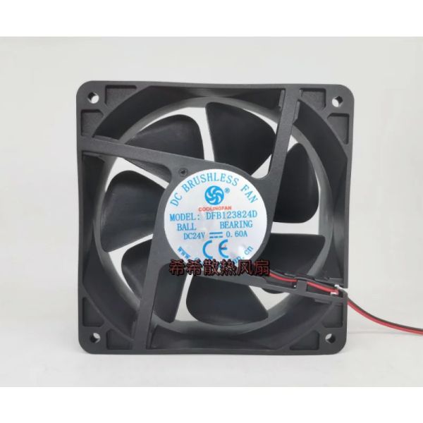 Pads New CPU Cooler вентилятор DFB123824D 12038 24V 0,60A 12см.