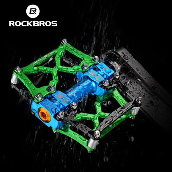 Rockbros Ultralight MTB Pedals de bicicleta BMX DH Bike Aluminum Ligal Pedal Exle 9/16 