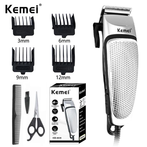 Trimmers Kemei Kabel -Clipper Herren Haar Clipper Elektrisch professionelle Trimmer Haushalte niedrige Lärmbärtmaschine Personal Care Haircut Tool