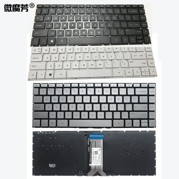 Teclados novos teclados de laptop dos EUA para HP Pavilion X360 14BA 14TBA 14MBA 14BS 14BS000 BS100TPNW125 Q186 Q189 C121