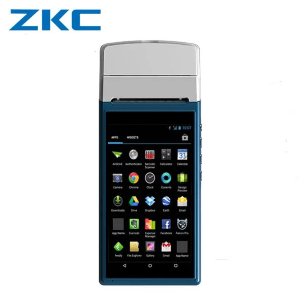 Принтеры ZKC5501 3G Bluetooth Android Plablet Restaurant Outdoor GPS MIFARE Смарт -карт смарт -карты POS TERMINA