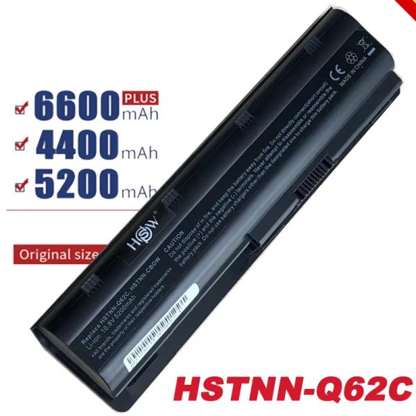 Bateria de laptop de baterias para HP MU06 MU09 SOLTA 593554001 593553001 CQ42 CQ62 G42 G62 G72 G4