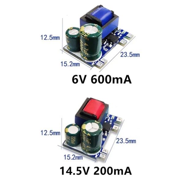 AC-DC 5V 700mA 12V 300mA İzole Anahtar Güç Kaynağı Modülü 220V-5V/12V Buck Dönüştürücü Adım Modül