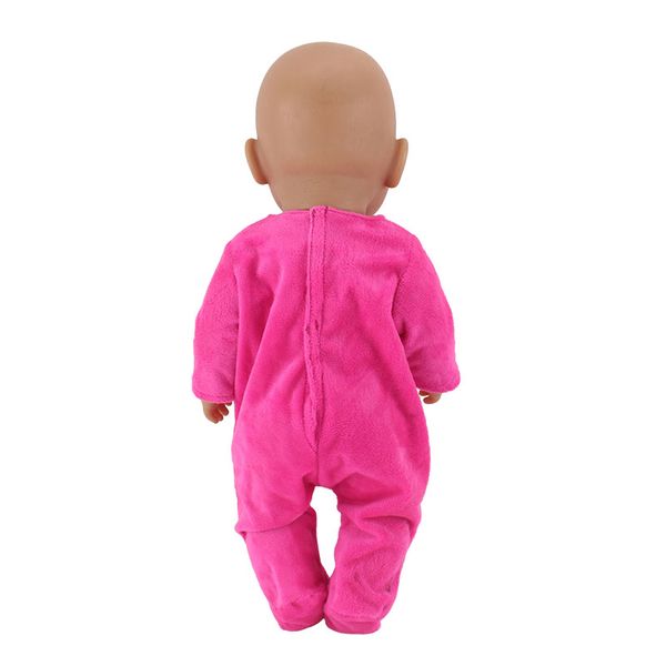 Nuovi vestiti per bambole per bambini 43 cm Born Boll Outfit da 17 pollici rinati bebe bambole tute