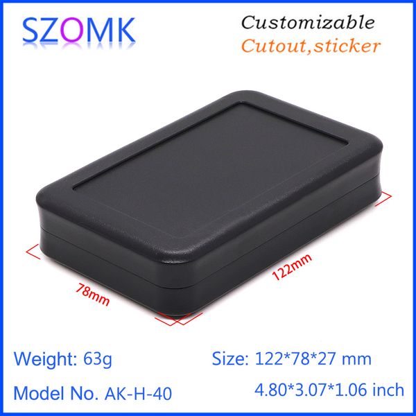 1 pezzo 122*78*27mm Szomk Plastic Box Electronics Electrosure Handhell Project Box Elaboration Elaboration Service Service Box