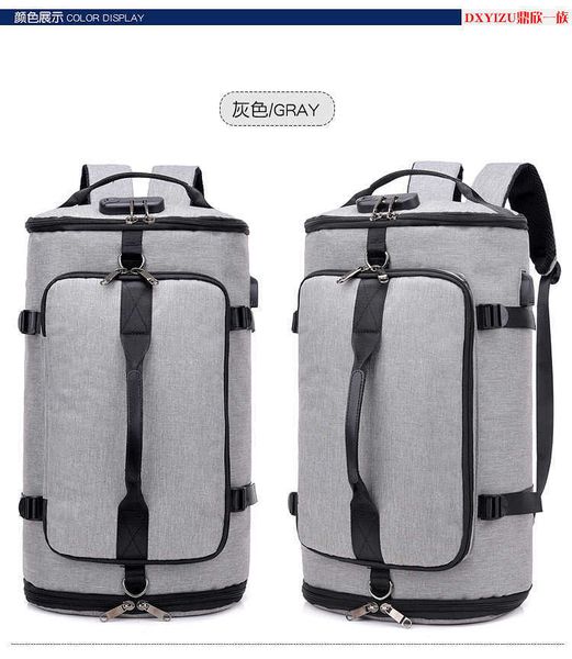 HBP Non Brand Rucksack lässig große modische Kapazität und personalisierte Crossbody-Reisetasche Mehrzweck-Fitness JP7I