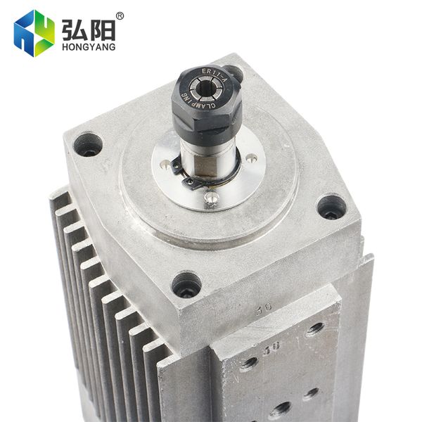 HQD 700W 220 V Spindelmotor 20000 U / min 333Hz Quadratluft gekühlt ER11 Chuck Motor CNC Mühlenmaschine Holzbearbeitung GDZ-22