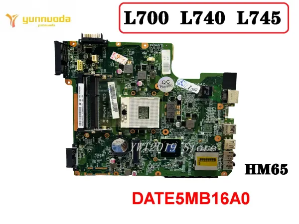 Scheda madre originale per Toshiba Satellite L700 L740 L745 Laptop Motherboard Date5MB16A0 100% Test di spedizione gratuita